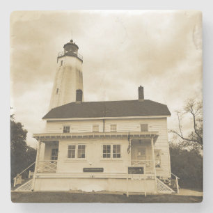 Posavasos De Piedra Faro Sandy Hook