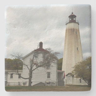Posavasos De Piedra Faro Sandy Hook