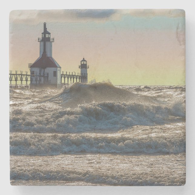 Posavasos De Piedra Faro St Joseph Painterly (Anverso)