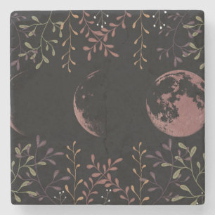 Posavasos De Piedra Fases de la Luna Oscura