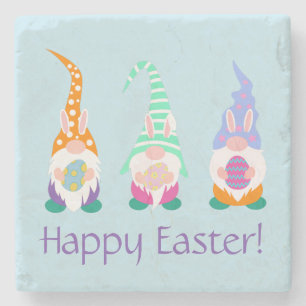 Posavasos De Piedra Felices Gnomes De Pascua Huevos De Pascua Colores