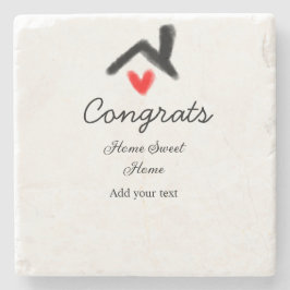 Posavasos De Piedra Felicitaciones a la inauguración de nuevos inmuebl