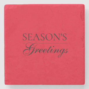 Posavasos De Piedra Feliz Año Nuevo Feliz Navidad Temporada de Vacacio
