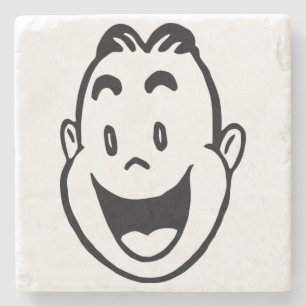 POSAVASOS DE PIEDRA FELIZ CARA