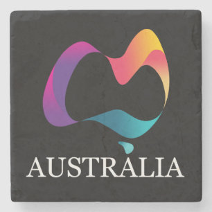 Posavasos De Piedra Feliz día de Australia