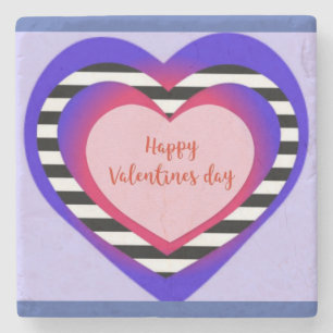 Posavasos De Piedra Feliz Día de San Valentín
