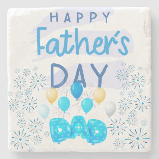 Posavasos De Piedra "Feliz Día del Padre, papá: Una celebración del am