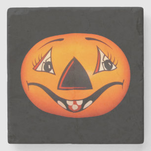 Posavasos De Piedra Feliz Halloween de Jack O’ Lantern
