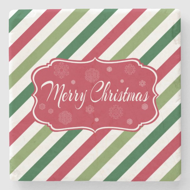 Posavasos De Piedra Feliz Navidad (Anverso)