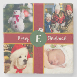 Posavasos De Piedra Fenómeno de la familia navideña Foto Monograma Ver