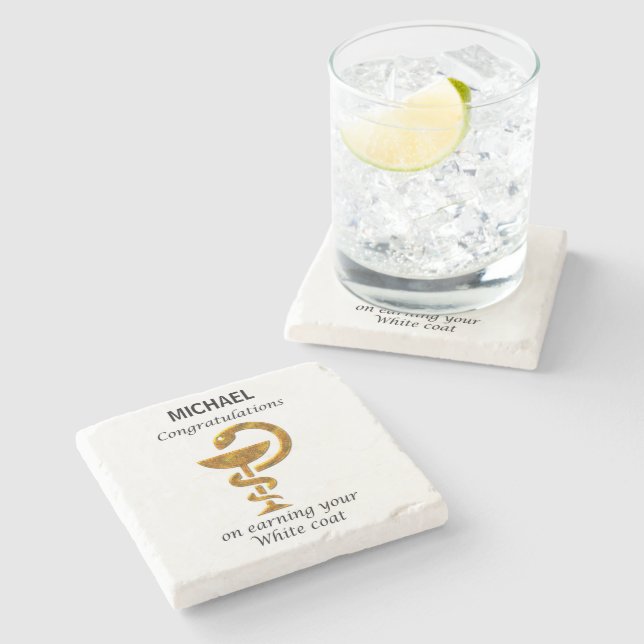 Posavasos De Piedra Fenómenos de la ceremonia de la farmacia del abrig (Lateral)
