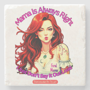 Posavasos De Piedra Feral Mama