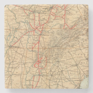 Posavasos De Piedra Ferrocarril de Louisville y de Nashville
