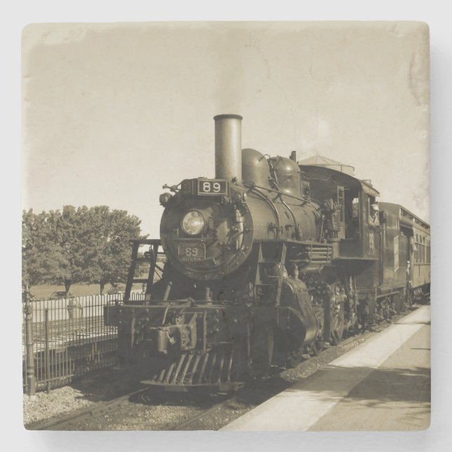 Posavasos De Piedra Ferrocarril histórico (Anverso)