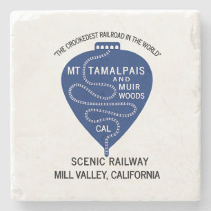 Posavasos De Piedra Ferrocarril Mt Tamalpais, la montaña rusa más crud