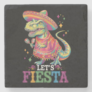 Posavasos De Piedra Fiesta Cinco De Mayo T Rex Dinosaur