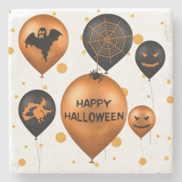 Posavasos De Piedra Fiestas de Halloween felices