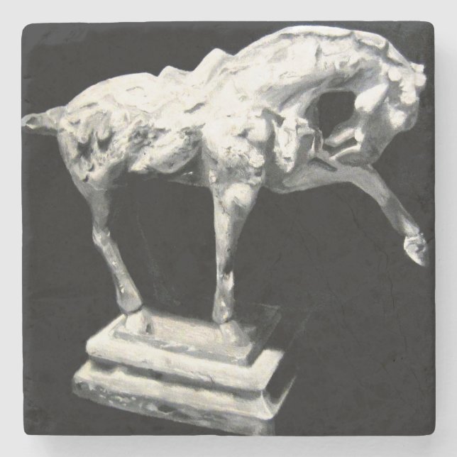 Posavasos De Piedra Figurilla del caballo (Anverso)