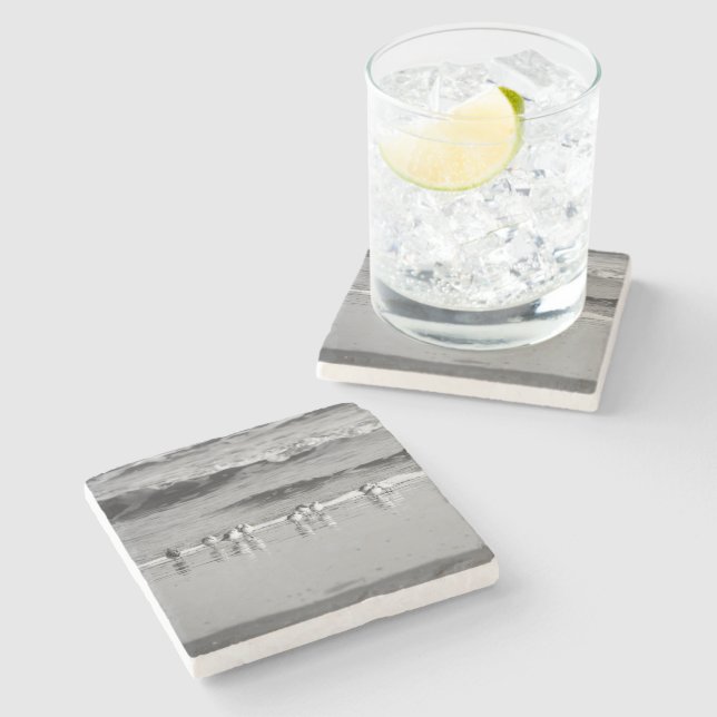 Posavasos De Piedra Fin de la línea (Lateral)