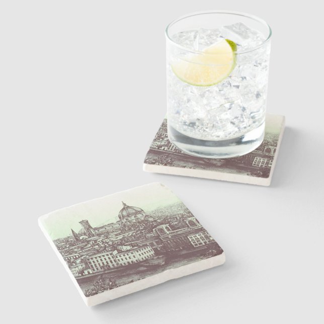 Posavasos De Piedra Firenze (Lateral)
