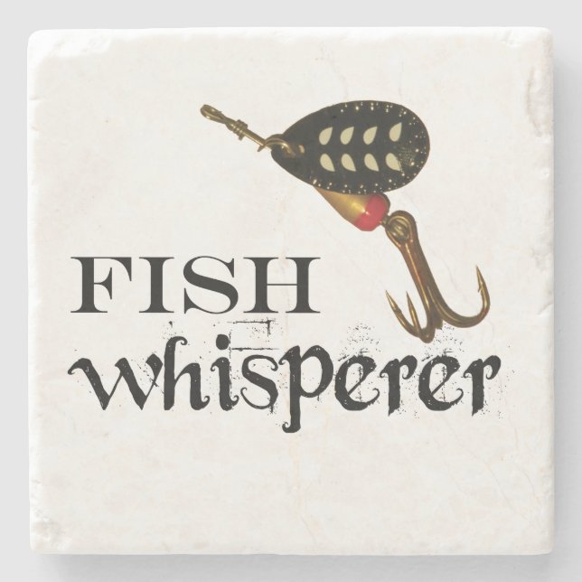 Posavasos De Piedra Fish Whisperer (Anverso)