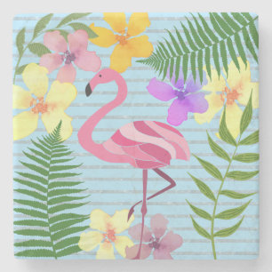Posavasos De Piedra Flamingo