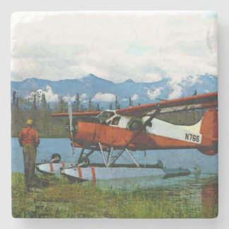 Posavasos De Piedra Floatplane De Havilland Beaver