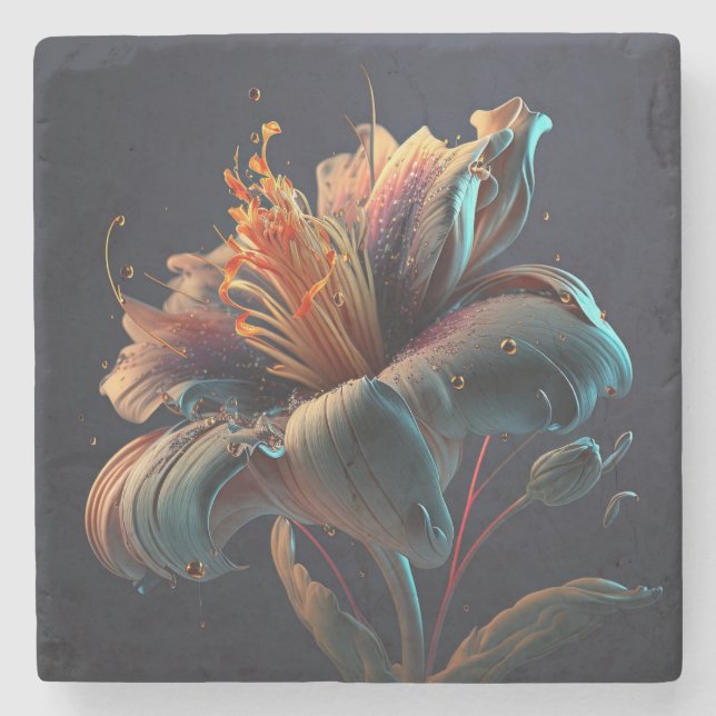 Posavasos De Piedra Flor (Anverso)