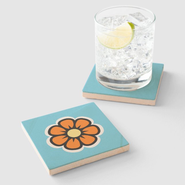Posavasos De Piedra Flor (Lateral)