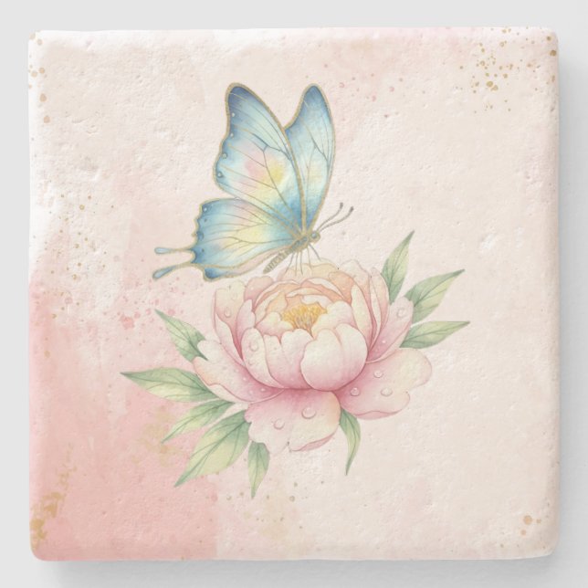 Posavasos De Piedra Flor (Anverso)
