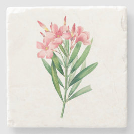 Posavasos De Piedra Flor: A005 Oleander -