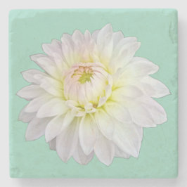 Posavasos De Piedra Flor crema y rosa