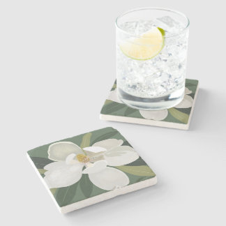 Posavasos De Piedra Flor de Magnolia