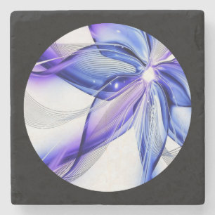 Posavasos De Piedra Flor de vidrio