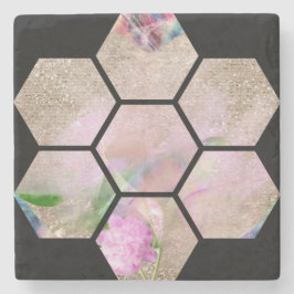 Posavasos De Piedra Flor Lotus encantadora