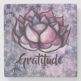 Posavasos De Piedra Flor morada Lotus Flor Flor Flor Lotus Flores Flor