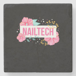 Posavasos De Piedra Flor Nail Tech