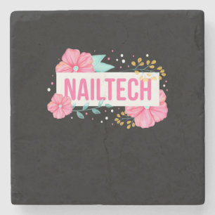 Posavasos De Piedra Flor Nail Tech