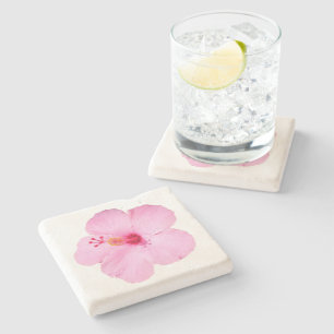 Posavasos De Piedra Flor tropical Hibiscus rosa