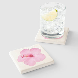 Posavasos De Piedra Flor tropical Hibiscus rosa