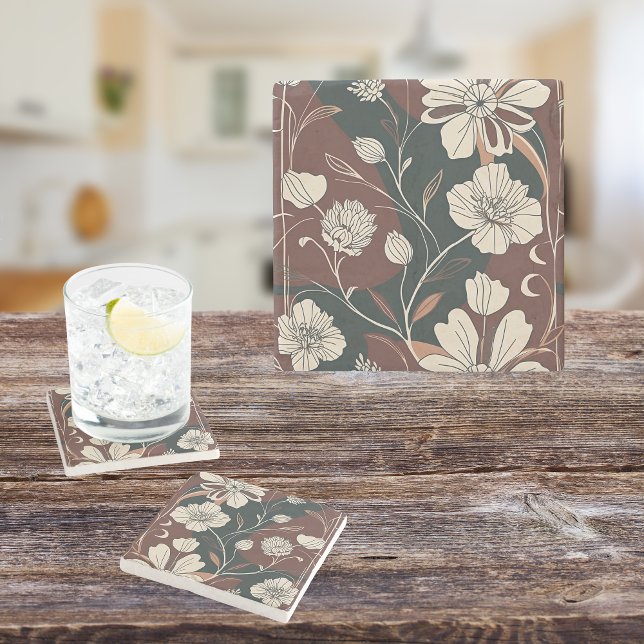 Posavasos De Piedra Floraciones de Noir de Otoño (Subido por el creador)