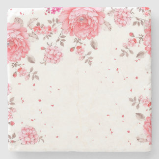 Posavasos De Piedra floral