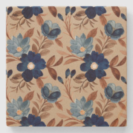 Posavasos De Piedra Floral