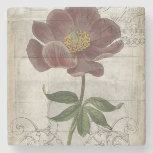 Posavasos De Piedra Floral francesa I
