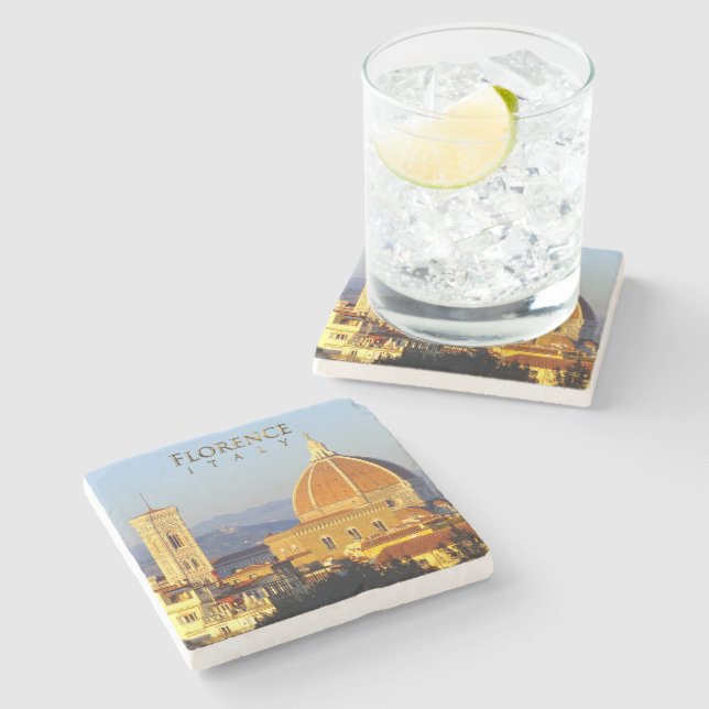 Posavasos De Piedra Florencia - Santa María del Fiore (Lateral)