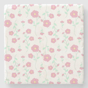 Posavasos De Piedra Flores
