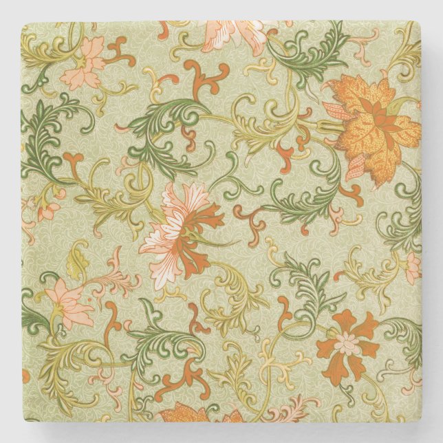 Posavasos De Piedra Flores de adorno chino Jones (Anverso)