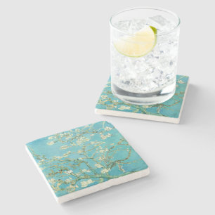 Posavasos De Piedra Flores de almendra   Vincent van Gogh