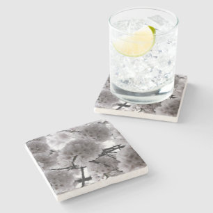 Posavasos De Piedra Flores de cerezo