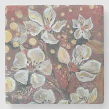 Flores de cerezo blanco en el fondo de los bokees